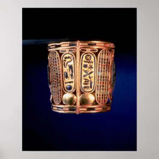 Bracelet met de cartouche Psusennes I Poster (Voorkant)