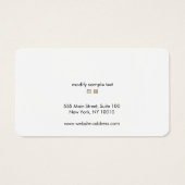 Bracelet op de rist Display Holder Visitekaartje (Achterkant)