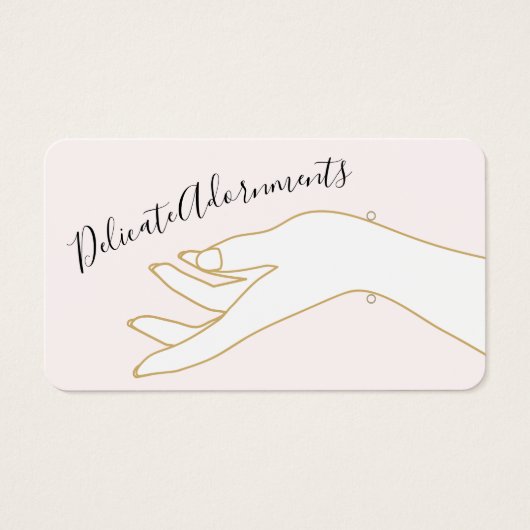 Bracelet op de rist Display Holder Visitekaartje (Voorkant)