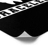 Braces Dentist Funny Orthodontist Team zonder gren Poster (Hoek)