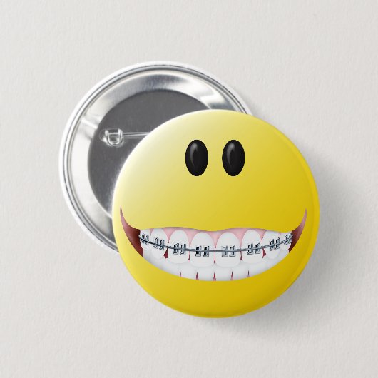 Braces Face Ronde Button 5,7 Cm (Voorkant /achterkant)