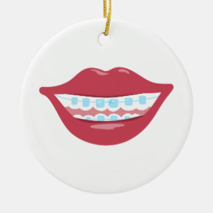 Braces Smile Keramisch Ornament