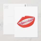 Braces Teeth Briefkaart (Voorkant / Achterkant)