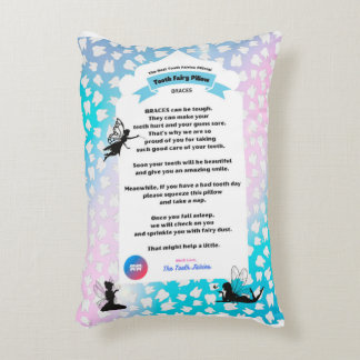 Braces, Tooth Fairies Pillow, Pillow tot comfort Accent Kussen