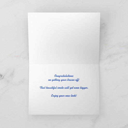 Braces van felicitaties kaart (Binnen)