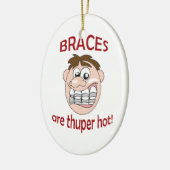 BRACES ZIJN HOOG KERAMISCH ORNAMENT (Links)
