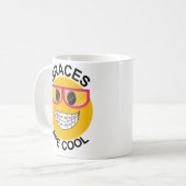 Braces zijn Mok voor cool-Dentist-koffie (Voorkant links)
