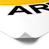 Braces zijn Poster van de wolfsstmuur - roze bril (Hoek)