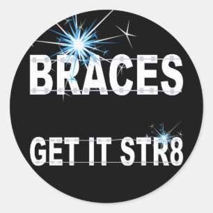 Bracestickers Ronde Sticker