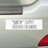 brachiatende gibbons, brachiatende gibbons (3), I. Bumpersticker (Op auto)