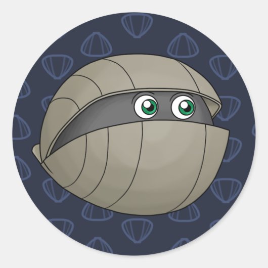 Brachiopod Ronde Sticker (Voorkant)