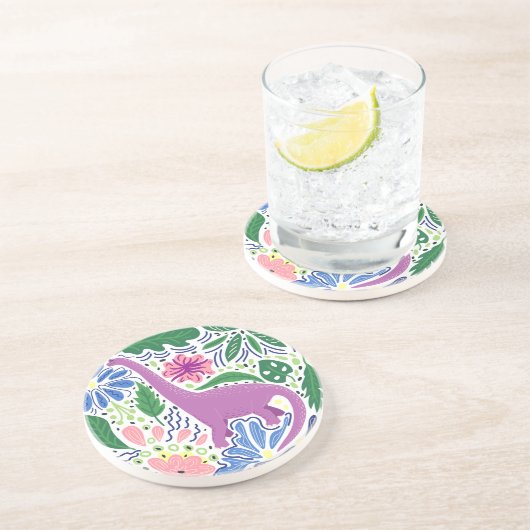 Brachiosaurus Dino onderzetter (Zijkant)