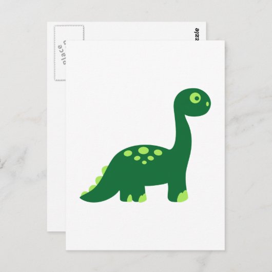 Brachiosaurus dinosaur briefkaart (Voorkant / Achterkant)