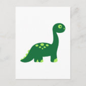 Brachiosaurus dinosaur briefkaart (Voorkant)