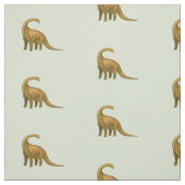 Brachiosaurus Dinosaur Combed Cotton Fabric. Stof (Swatch)