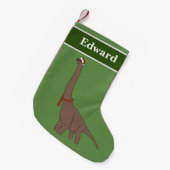 Brachiosaurus Dinosaur Kerst Special Kleine Kerstsok (Voorkant (Hangend))
