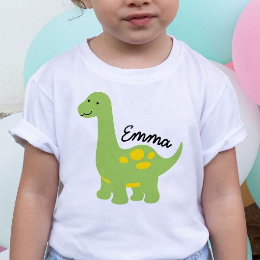 Brachiosaurus Dinosaur Kind Baby Personaliseer Shi