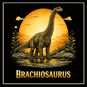 Brachiosaurus Dinosaur Prehistorisch Maan Mok