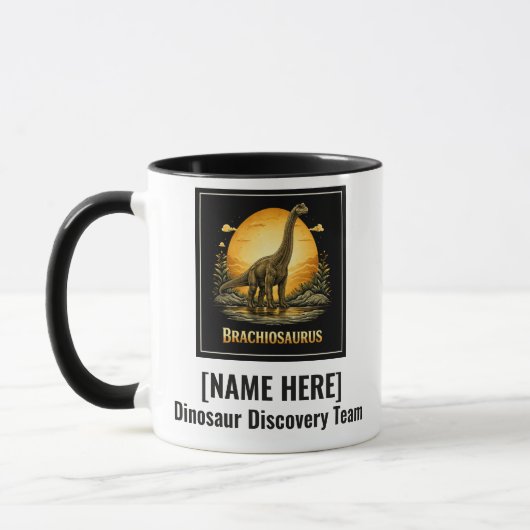 Brachiosaurus Dinosaur Prehistorische Maan Mok (Links)