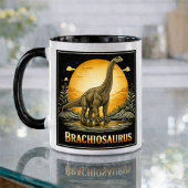 Brachiosaurus Dinosaur Prehistorische Maan Mok