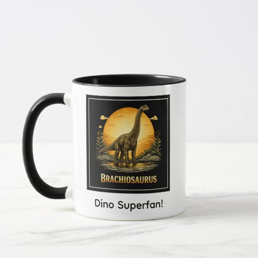Brachiosaurus Dinosaur Prehistorische Maan Mok (Links)