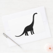 Brachiosaurus Dinosaur Rechthoekige Sticker (Envelop)