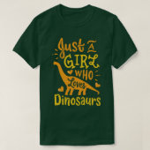 Brachiosaurus dinosauriër minnaar 1 t-shirt (Design voorkant)