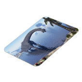 Brachiosaurus dinosaurus in water - 3D render Magneet (Linkerzijde)