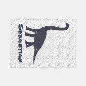 Brachiosaurus - Eigen naamloze kreet, klein Fleece Deken (Voorkant (Horizontaal))