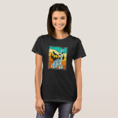 Brachiosaurus Heks Pompoen Halloween Dinosaurus Br T-shirt (Voorkant volledig)