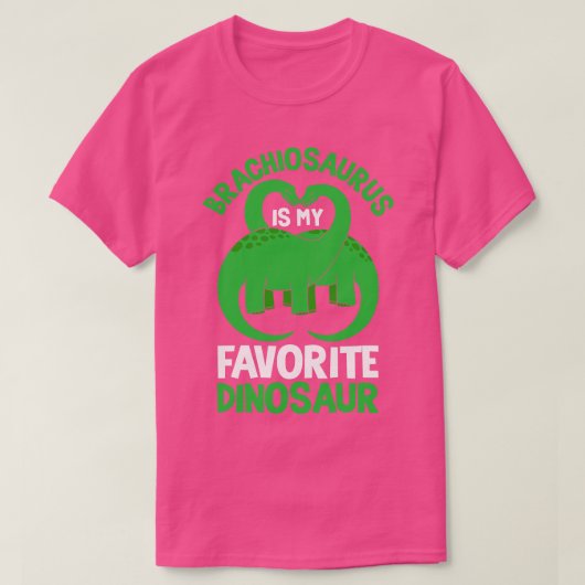 Brachiosaurus is mijn favoriete dinosaurus t-shirt (Design voorkant)