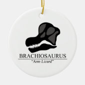 Brachiosaurus Keramisch Ornament (Voorkant)
