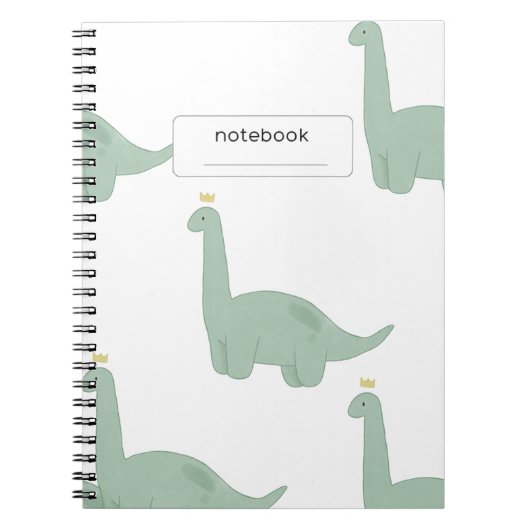 Brachiosaurus-Notitieboek Notitieboek (Voorkant)