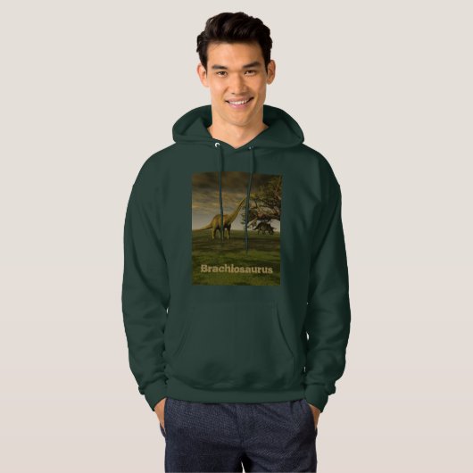 Brachiosaurus op maat hoodie (Voorkant volledig)