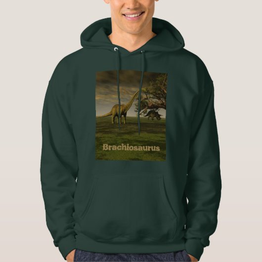 Brachiosaurus op maat hoodie (Voorkant)