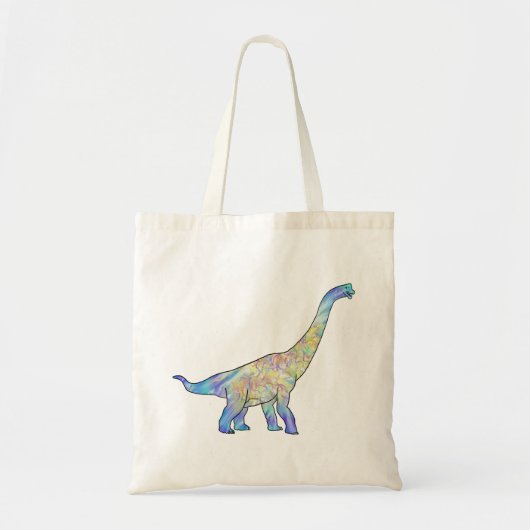 Brachiosaurus Prehistorisch Schattig Jurassisch Di Tote Bag (Voorkant)
