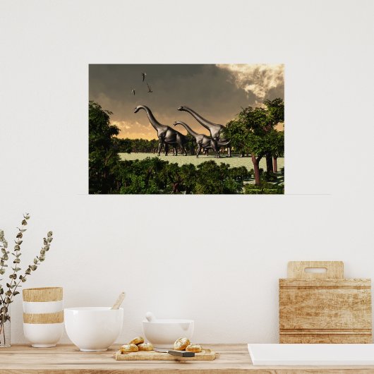 Brachiosaurus Print (Keuken)