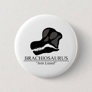 Brachiosaurus Ronde Button 5,7 Cm