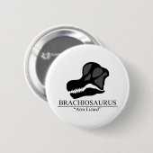 Brachiosaurus Ronde Button 5,7 Cm (Voorkant /achterkant)
