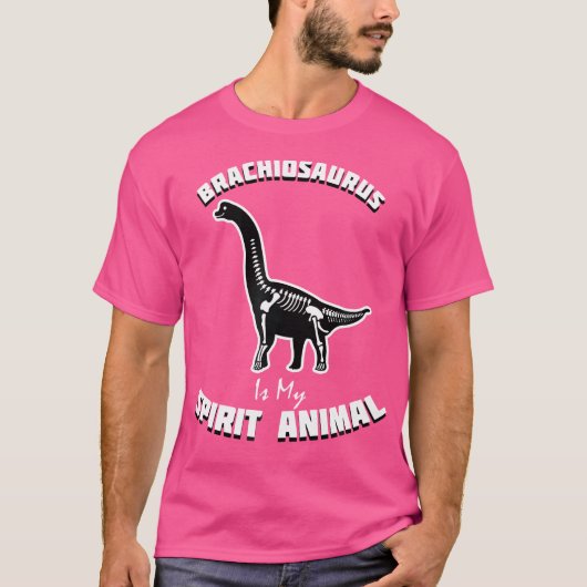 Brachiosaurus Spirit Animal Dinosaur T-shirt (Voorkant)