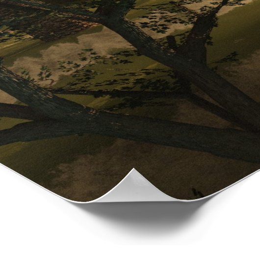 Brachiosaurus Sunset Print (Hoek)