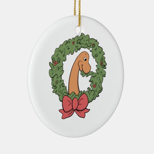 Brachiosaurus Wreath Ornament (Rechts)
