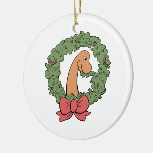 Brachiosaurus Wreath Ornament (Links)