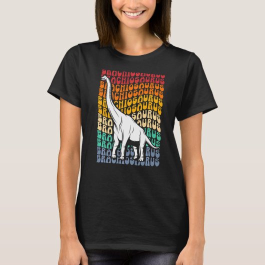 Brachiousaurus Dinosaur Future Paleontoloog Dino T-shirt (Voorkant)