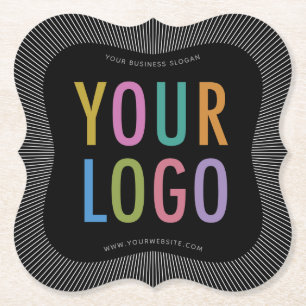 Bracket Custom Paper Onderzetters met Bedrijf Logo