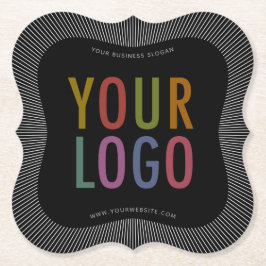 Bracket Custom Paper Onderzetters met Bedrijf Logo
