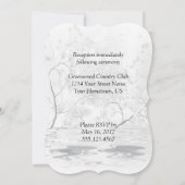 Bracket Edge Pink Blue Kissingswans Weddenschap Kaart (Achterkant)