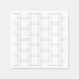 Bracket Eliminatie Toernooi Sport Geometrisch Servet