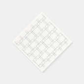 Bracket Eliminatie Toernooi Sport Geometrisch Servet (Hoek)