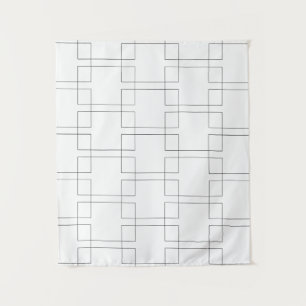 Bracket Eliminatie Toernooi Sport Geometrisch Wandkleed